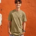 thumbnail image 4 of Dalix Astronaut Heavy Cotton Short Sleeve Summer Tee Mens in Khaki 3XL XXX-Large, 4 of 5