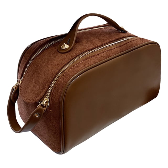 Maquillaje Impermeable para Mujer PU Bolsas Almacenamiento Gran Capacidad