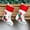 D, variant on Christmas Tree Hanging Mini Stockings Decoration Small Candy Gift Bag Santa Claus Decorative Little Socks Xmas New Year Ornament Party Decor (A)
