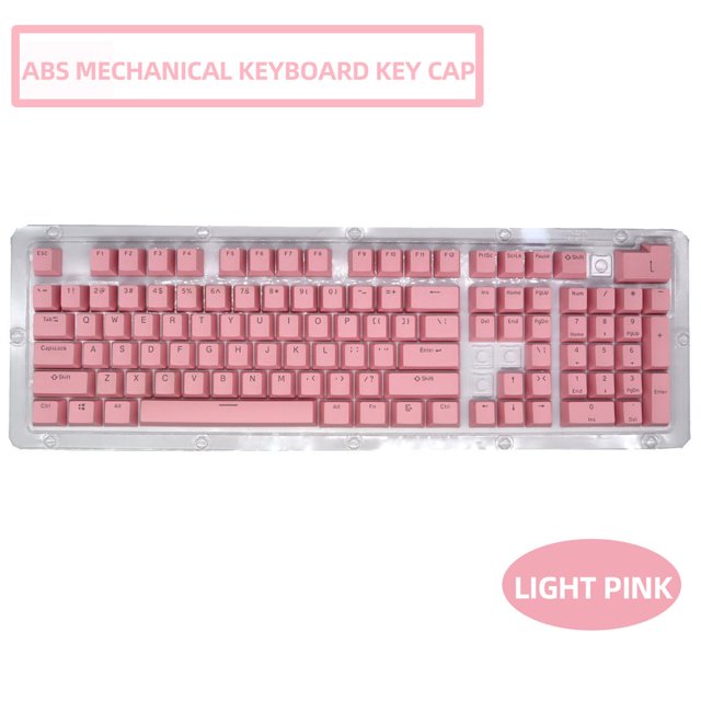 EIGTHTAIL 104-Key Colorful Backlit Gaming Keycap Replacement Set for Mechanical Keyboard ABS Material Ergonomic OEM Height with Durable and Fade-Resistant Design