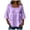 Purple, variant on Womens 3/4 Sleeve Boho Tops Square Neck Lace Out Gauze Shirt Casual Summer Western Peasant Blouse Loose Tunics Green for Size XXL