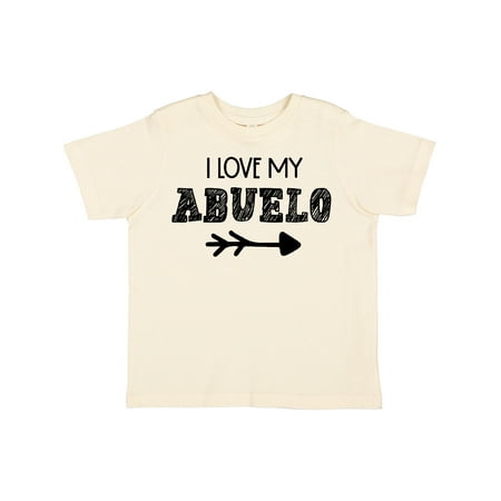 

Inktastic I Love My Abuelo with Arrow Gift Toddler Boy or Toddler Girl T-Shirt