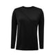 thumbnail image 5 of Top para mujer,Camiseta de manga larga a rayas para mujer, corte holgado e informal, cuello redondo, mezcla de poliéster, talla S, sopatenor, 5 of 9