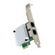 thumbnail image 4 of Tarjeta de Red Gigabit Ethernet, Adaptador de Red de Puerto Dual NIC, Tarjeta de Red LAN de Alta Velocidad de 1000 Mbps para Win7/8/10, 4 of 6