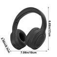 thumbnail image 4 of 120H Playtime Bluetooth ANC/ENC Pro-Level Active Noise Cancelling Over-Ear Headphones Wireless, Headphones with Built-in Microphone Type-C Charging for Call Travel Sports Gym, 4 of 7