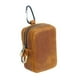 thumbnail image 5 of Bolsa de cinturón con cremallera, monedero informal con trabilla para cinturón, riñonera pequeña Marrón, 5 of 9