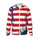 thumbnail image 1 of Fotbe American Astronaut Runs Forward Chaqueta con Protección Solar UPF 50+ para Hombre y Mujer, Camisa con Capucha y Bolsillos-3X-Large, 1 of 7