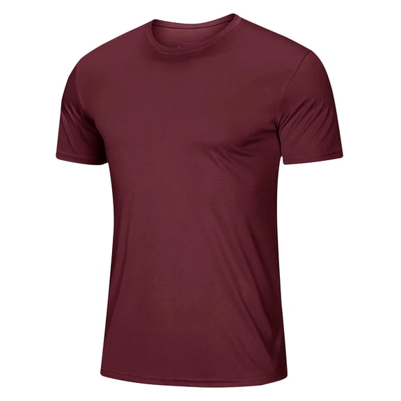 Gym Shirts for Men Workout Athletic Tee Top Causal Short Sleeve Crewneck Shirt Lightweight Breathable Basic