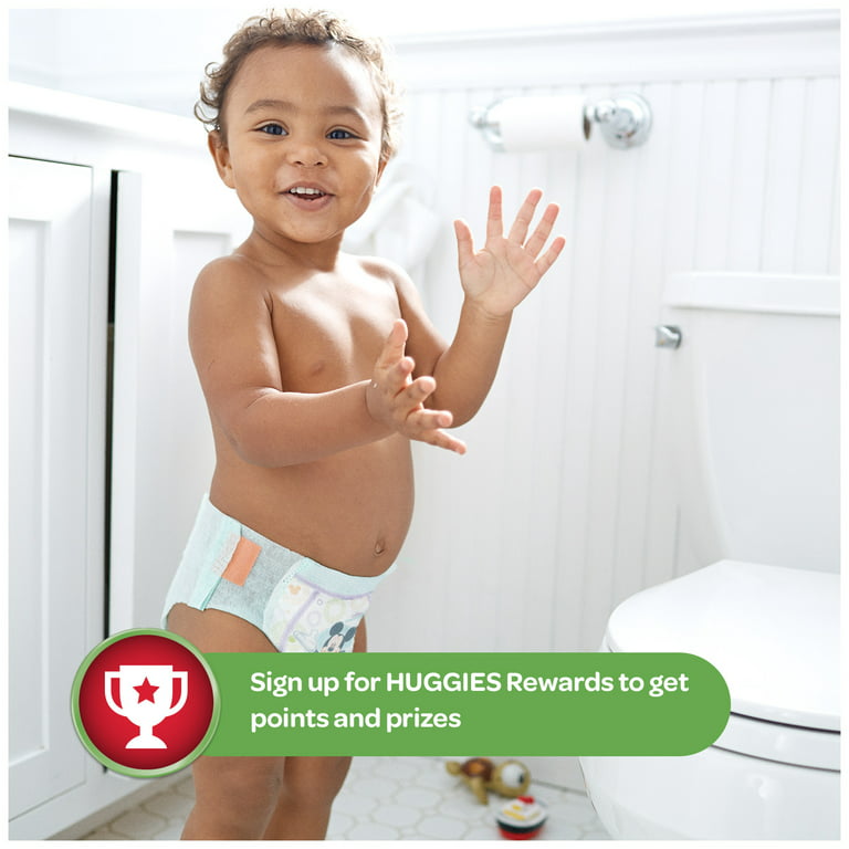 Huggies Little Movers Slip-On Diaper Pants, Size 4, 148 Ct 