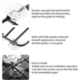 thumbnail image 4 of HUGFEGWE Motorcycle Fuel Tank Rack, Luggage Holder Universal Retro Style Baggage Carrier Bracket Moto Front Luggage Rack mounting Accessories(A (Black)) U2537-22804, 4 of 9