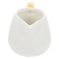 thumbnail image 5 of OFFIGAM White Ceramic Container with Handle, 1Pc Sauce and Beverage Pitcher for Kitchen and Dining Use, 5 of 11