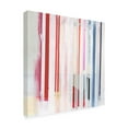 thumbnail image 2 of Bellissimo Art 'Red Pink Stripes III' Canvas Art, 2 of 3
