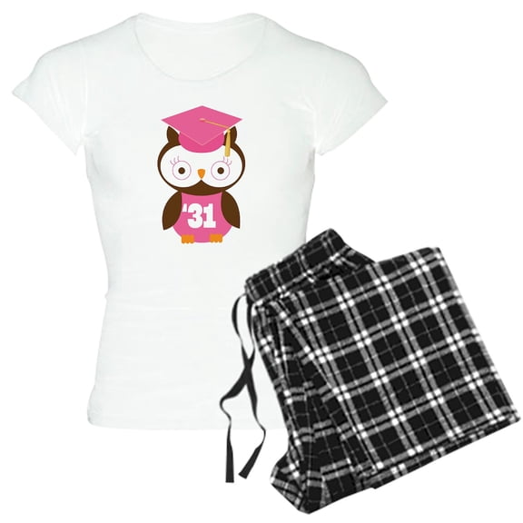 CafePress - 2031 Owl Graduate Class Women's Light Pajamas - Women's Short Sleeve Print T-Shirt and Pants Light Cotton Pajama Set