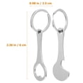 thumbnail image 2 of OUNONA 1Set Practical Design Trolley Tokens for Shopping Carts Oval Shape 2.36x0.98x0.2in, 2 of 8