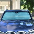 thumbnail image 3 of Iauyy Foldable Windshield Sun Shade for Cars, Interior Sun Protection for car UV Protection for Sedan/SUV/Truck, (S/M/L) The Tranquility Of The Ocean, 3 of 8
