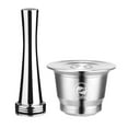 thumbnail image 1 of Reusable Refillable Coffee Capsule for with Tamper, 1 of 8