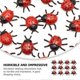 thumbnail image 2 of 30pcs Fake Ladybug Toys Lifelike Ladybug Models Interesting Tricky Playthings, 2 of 3