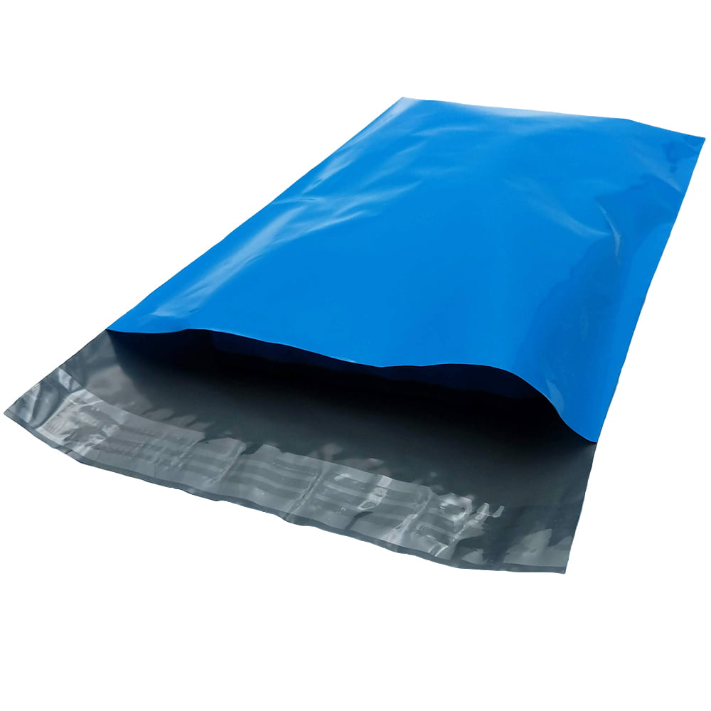 100 14.5X19 BLUE Color Designer Poly Mailer Shipping Self Seal Bags #7 