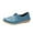 Blue, variant on Fesfesfes Woman Shoes Almond Toe Comfortable Synthetic Hollow Printed Flat Casual Loafers Lightweight Shoes 39(8)