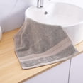 thumbnail image 4 of 3 Pack Luxury Bath Towels, 100% Cotton Towel Set (1 Large Bath Towel, 1 Hand Towel, 1 Washcloth) Brown, 4 of 5