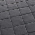 thumbnail image 5 of EMME Queen Quilt Set Pre-Washed Microfiber Bedspread Lightweight Soft Grey Bed Coverlet Reversible Full Size Comforter Set 3-Piece Bedding Set for All Season Square Pattern(1 Quilt, 2 Pillow Shams), 5 of 6