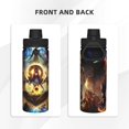 thumbnail image 3 of Botella de agua aislada de League of Legends, de acero inoxidable de 18 oz, novedosa, deportiva, portátil, para viajes, gimnasios al aire libre, 3 of 5
