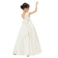 thumbnail image 2 of Ekidsbridal Girl Christening Flower Girl Dress - A-Line Satin Backless with Rhinestones 326-A (Size: 4-12), 2 of 6