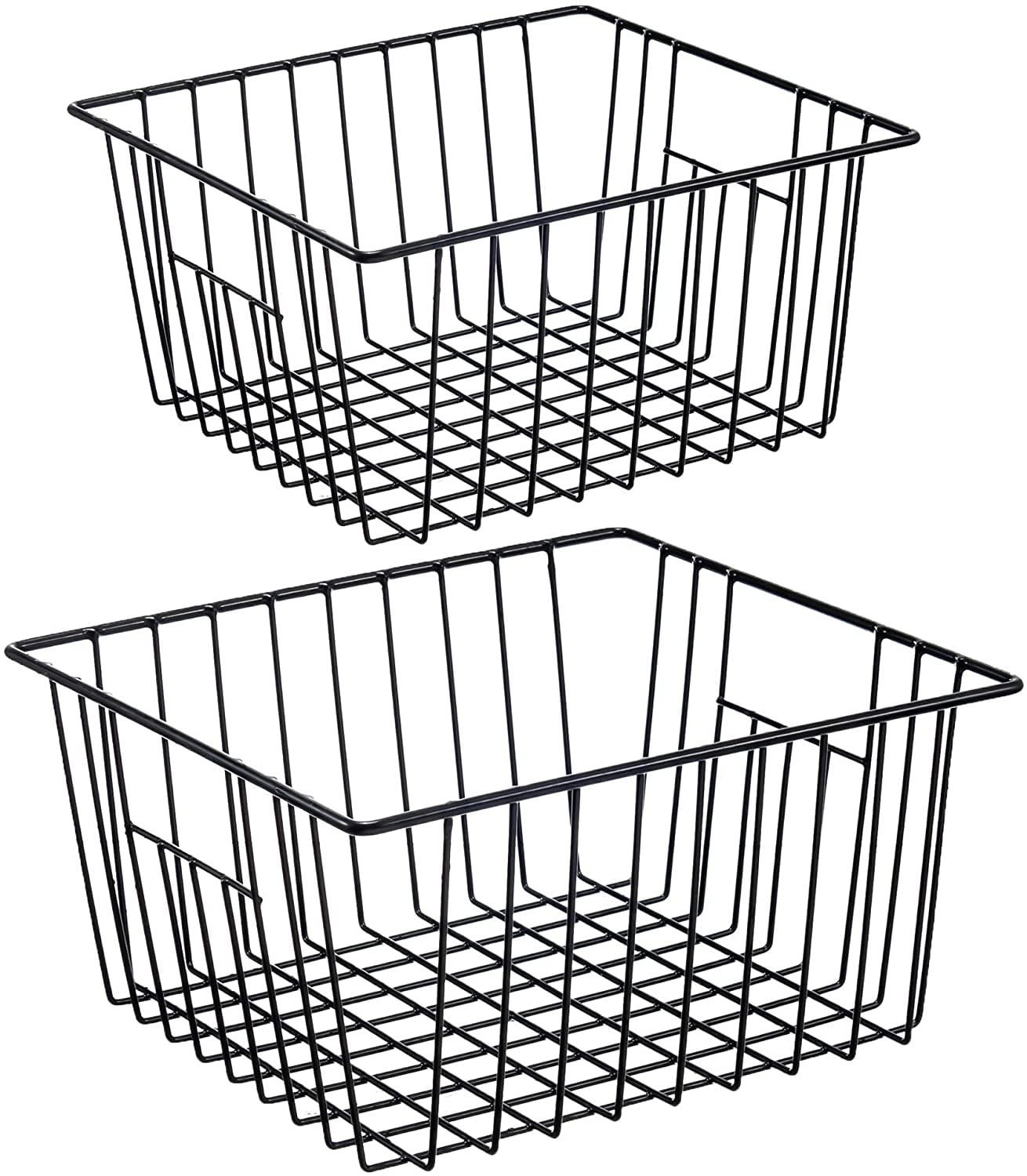 Refrigerator Freezer Baskets Household Wire Storage Basket Bins
