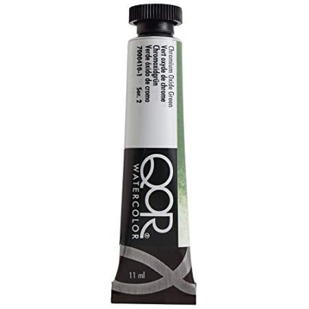 QoR Watercolor, 11ml Tube, Chromium Oxide Green