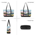 thumbnail image 6 of FORMRS Canvas Laptop Tote Bag for Women with 15.6" Computer Compartments Shoulder Handbag, Abstract Mountain, 6 of 7