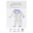 thumbnail image 4 of Yidarton Newborn Clothes Baby Jumpsuit Winter Warm Ha Jacket Padded Cotton Jacket Go Out Hug Clothes Climbing Clothes Blue Penguin, 4 of 9