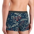 thumbnail image 3 of Uemuo Merry Christmas Winter Leaves Snowflakes Pattern Men's Boxer Briefs,Trunk Anti-Chafing,Comfortable, Durable, and Stylish Underwear-Small, 3 of 9