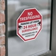 thumbnail image 3 of No Trespassing Parking Lot Under 24 Hour Surveillance Trespassers Will Be Prosecuted (5 Pack) 6 inch X 6 inch Octagon Vinyl Label Decal Sticker Weather Resistant, UV Protected, Made in, 3 of 5