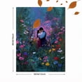 thumbnail image 3 of Couple Kiss Flower Field Romantic Canvas Wall Art, Love Scenery Print for Living Room, Bedroom and Home Gift Decor, 3 of 8