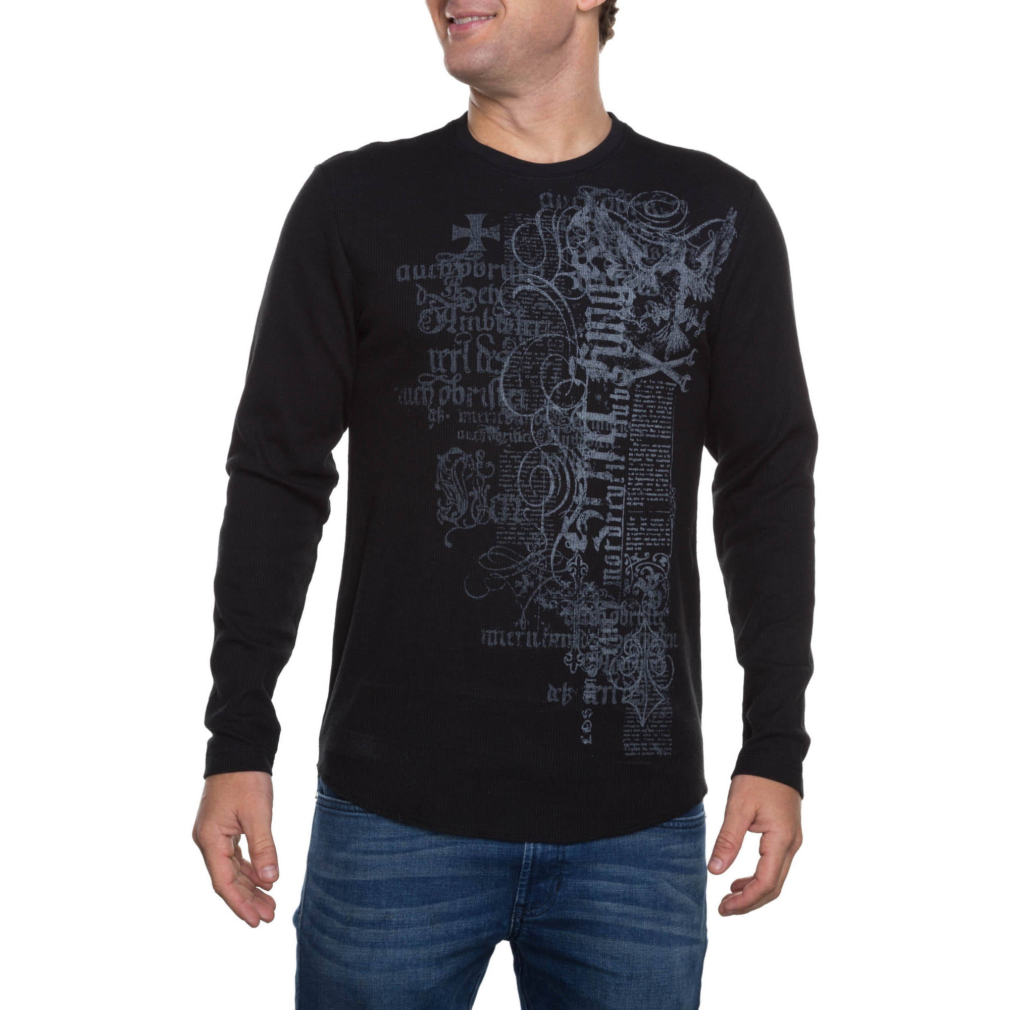 long sleeve graphic top