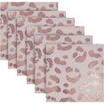 thumbnail image 6 of GZHJMY Rose Gold Leopard Cloth Napkins Set of 1, Reusable Washable Oversized Table Napkins for Family Wedding Dinner Party Home Decor, 20 Inch Decorative Washcloths, 6 of 7