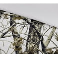 thumbnail image 2 of Chezmoi Collection Salem 3-Piece Cabin Lodge Forest Woods Comforter Set, Nature Camo Tree Leaves Printed Soft Microfiber Bedding, White, Queen, 2 of 5