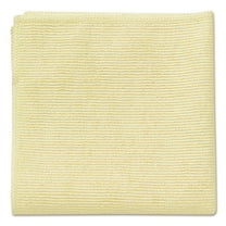 Rubbermaid Commercial Microfiber Cleaning Cloths 16 x 16 Yellow 24/Pack 1820584