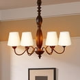 thumbnail image 4 of OUNONA Pantalla Para Vintage Beige Ideal Para Habitaciones Y De, 4 of 6