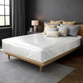 thumbnail image 2 of Silk Zip On Fitted Sheets Full XL Size 54X80 - Includes 2 Zip On Sheets +1 Bottom Fitted Base - Fit's 16” In Deep Pocket - Easy to Use,Soft,Smooth -Fitted Sheet-White - Color, 2 of 9