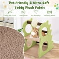 thumbnail image 4 of Pefilos 23" Cat Tree Tower with Rotatable Sisal Scratching Ball, 2-Tier Modern Cat Scratcher Toy for Small Spaces, Kittens, Green, 4 of 7