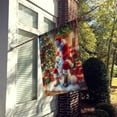 thumbnail image 2 of Samoyed and Santa Claus House Flag 28 in x 40 in, 2 of 7