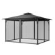 thumbnail image 1 of VEVOR Malla de repuesto para cenador de patio exterior de 3 x 4 x 2 m (solo red), 1 of 9