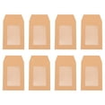 thumbnail image 1 of KAKOWELY Kraft Paper Envelopes 25pcs File Pouch Kraft Paper Cards Envelopes Document Storage Organizer3.15"X2.36"X0.24", 1 of 5