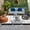 White, variant on Grey Yak Outdoor Rug 4x6 Ft, Non Slip Washable Area Rug, Bathtub Country Gray Vintage Art Patio Rugs Carpet Runner, Large Floor Mat for Indoor/Outdoor Deck Porch Camping
