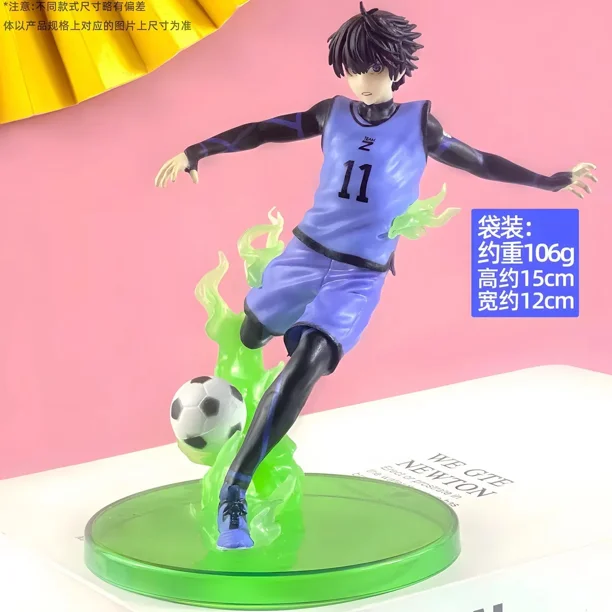 Figura Pvc Seishiro Nagi Reo Mikage Figura Bachira Meguru Blue Lock 12cm: PVC, Pose De Patada, Coleccionable Para Fans De Anime Figura Pvc Seishiro Nagi Reo Mikage Figura Bachira Meguru Blue Lock 12cm: PVC, Pose De Patada, Coleccionable Para Fans De Anime