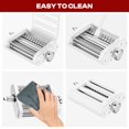 thumbnail image 2 of Accessoire pour Pâtes pour Batteur sur Socle KitchenAid, Ensemble 3 en 1 pour Fabriquer des Pâtes, Accessoire KitchenAid Comprenant un Coupe-Spaghettis, un Rouleau pour Feuilles de Pâtes et une Fettuccine, 2 of 7