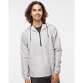 thumbnail image 2 of Independent Trading Co. Unisex Lightweight Quarter-Zip Windbreaker Pullover Jacket Size up to 3XL, 2 of 3