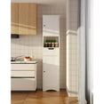 thumbnail image 6 of Tall Bathroom Cabinet with Adjustable Shelves - Stylish White Storage Cabinet with Doors, Perfect for Bathroom, Kitchen, or Living Room, 6 of 7