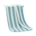 thumbnail image 2 of Hand Towels Green & White Striped, Super Soft and Absorbent Hand Towel for Bathroom Pool Beach Travel, 29.5” x 13.4”, 2 of 5
